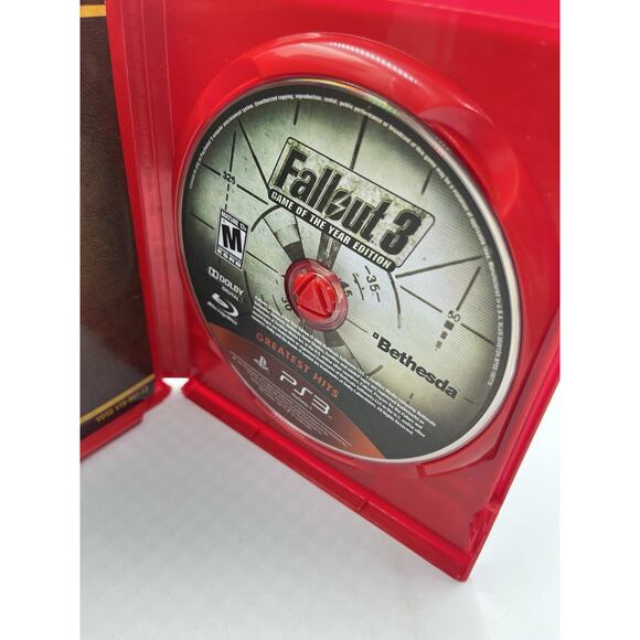 Fallout 3 Sony PlayStation 3 Greatest Hits Game Of The Year Edition PS3 CIB - Picture 4 of 7